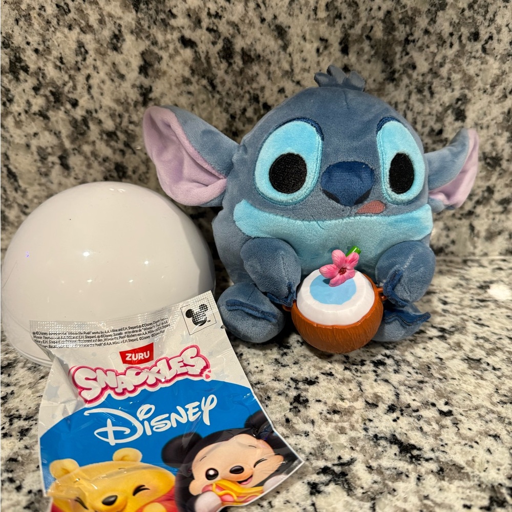 Disney Snackles Stitch Plush